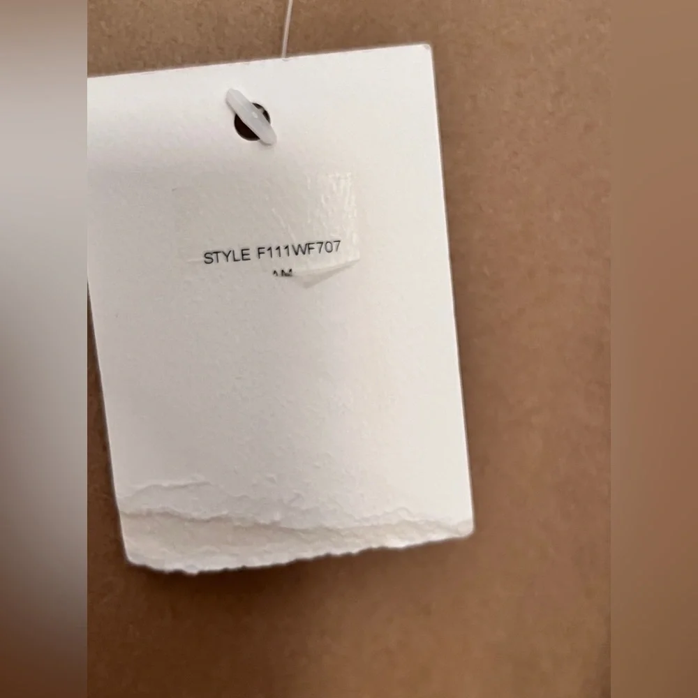 Adam Lippes - Brown Wool Midi Dress W/ Leather Trim size 0 - Picture 9 of 11